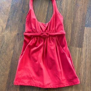 Susana Monaco Halter Top w/Pockets - XS